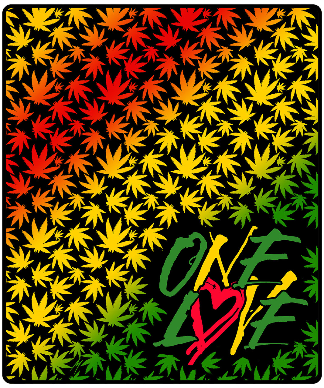 trippy rasta weed backgrounds