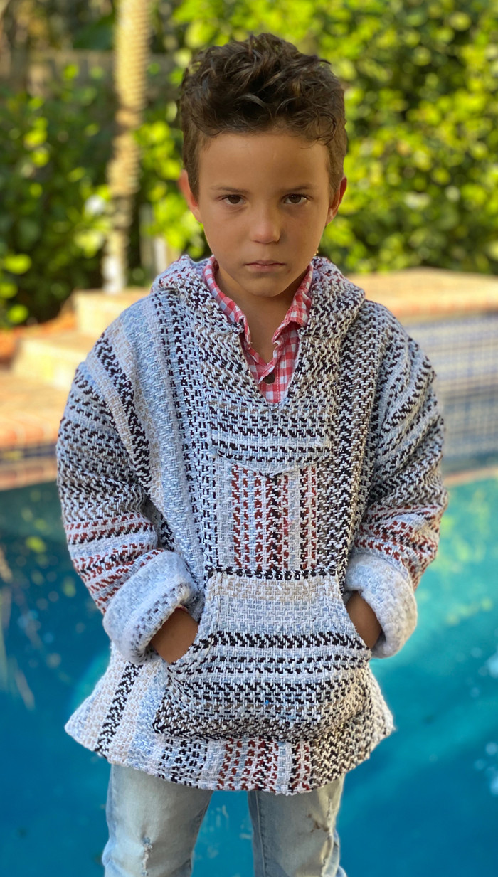 Baja Kids Hoodie in Terracotta | Earth Ragz