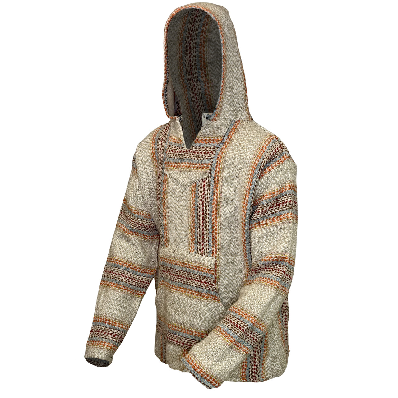 Baja Joe Mexican Hoodie – Pastel Cayenne | Earth Ragz