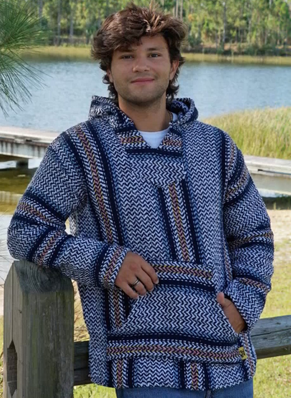 Baja Joe Mexican Hoodie – Pastel Artesia | Earth Ragz