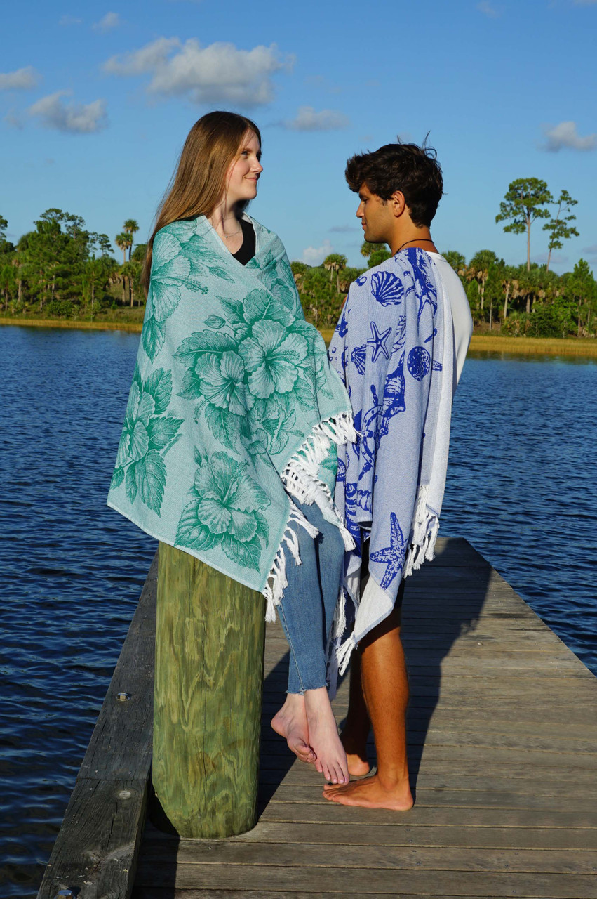 東レいろりマイヤーシーツ Hibiscus Sand Free Fringed Towel – Earth Ragz