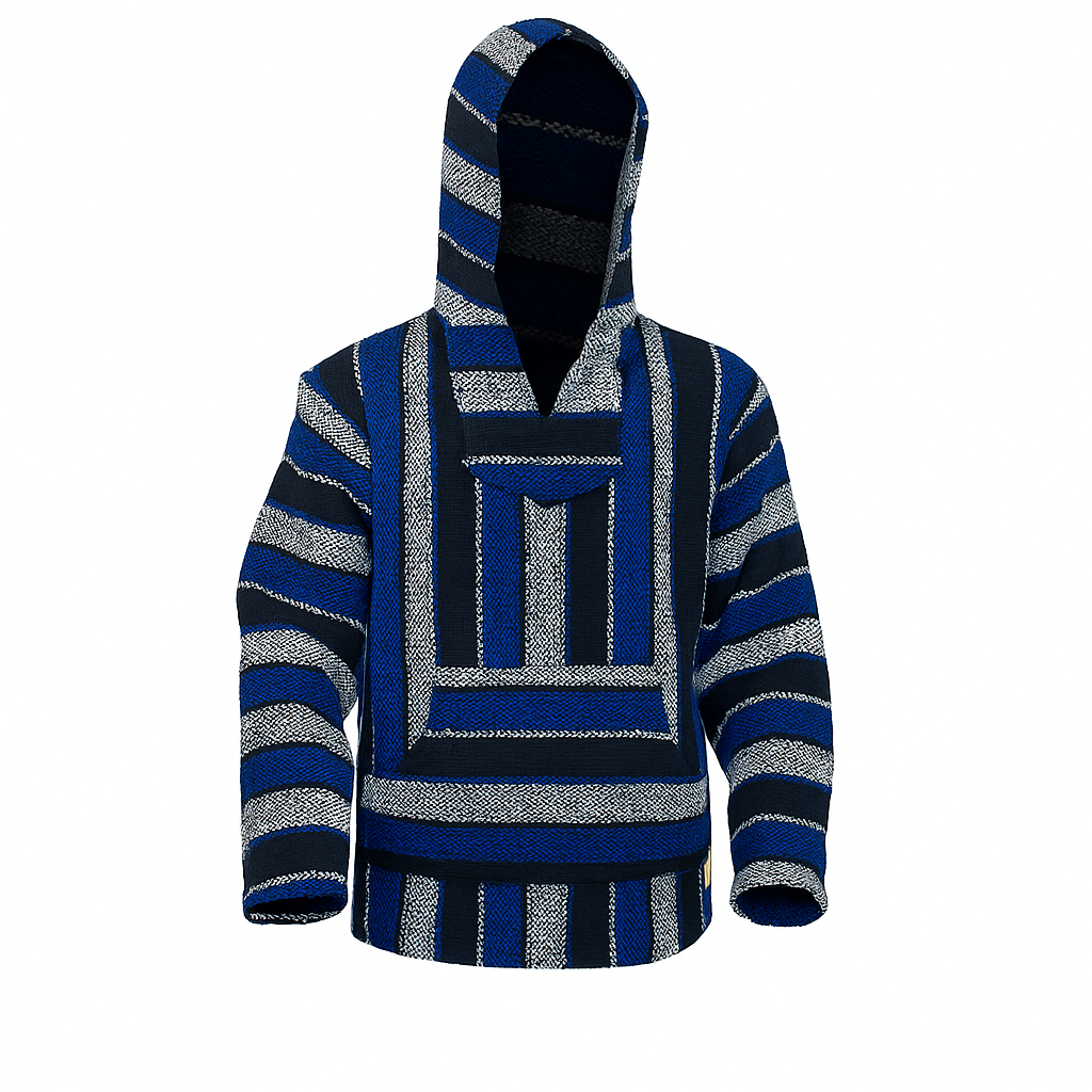Iguana Jack Baja Hoodie Blue | Earth Ragz