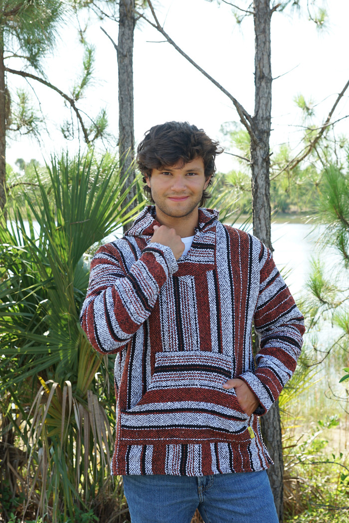 Iguana Jack Baja Hoodie Brick | Earth Ragz