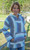 Young lady wearing the Baja Joe Mexican hoodie pastel pistachio