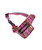 red and pink Baja fanny pack