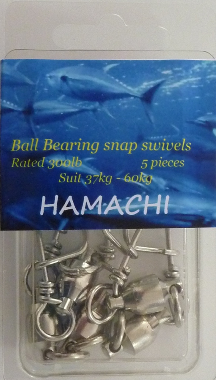 Hamachi 300lb Ball Bearing Snap Swivel 