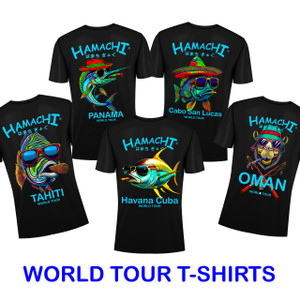 Hamachi World Tour Tshirts Hamachi World Tour Tshirts