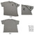 Hamachi T-shirt Grey 3 logo