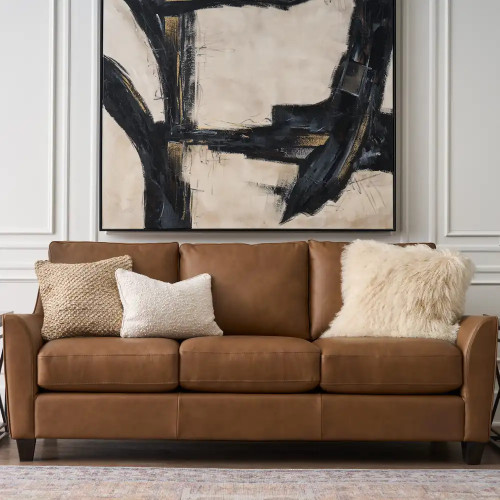 Noah Sofa, Loveseat, Chair, & Ottoman, +Leather