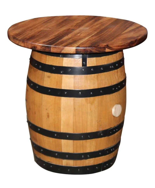 Amish Small Barrel End Table