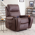 Ultra Comfort UC671 5-Zone Power Recliner, Fabric, Leather, "Vegan Leather"