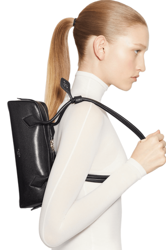 Alaia Le Teckel Small Bag In Goatskin