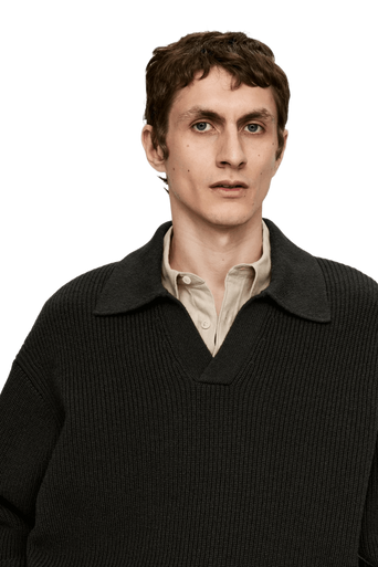 Arket Men's Knitted Polo Jumper