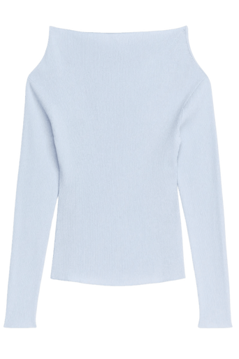 Arket Women's Boat-Neck Rib Top