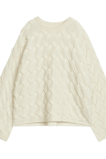 Arket Women's Cable-Knit Wool Jumper