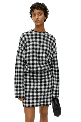 Arket Women's Jacquard Knit Mini Skirt