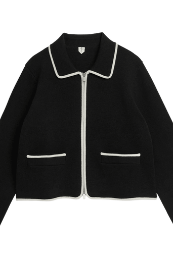 Arket Women's Knitted Zip Cardigan
