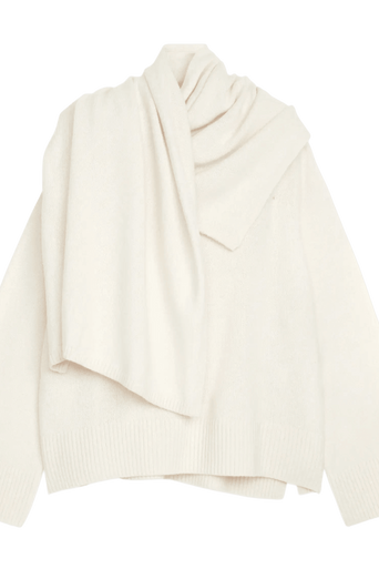 Arket Women's Wool Scarf Jumper