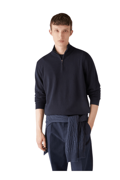Loro Piana Men's Classic Half-Zip