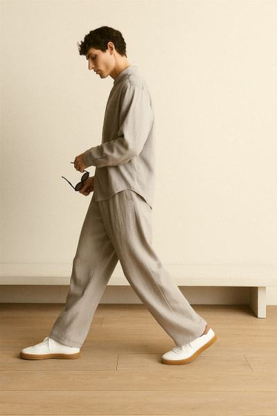 Loro Piana Men's Tennis Walk Sneakers (Deerskin)