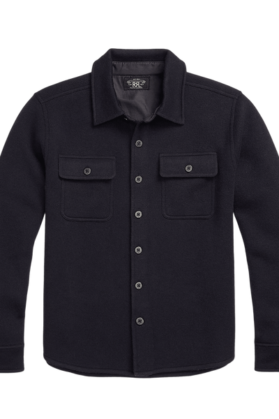 Ralph Lauren Men's Birdseye Jacquard Wool Workshirt Jumper