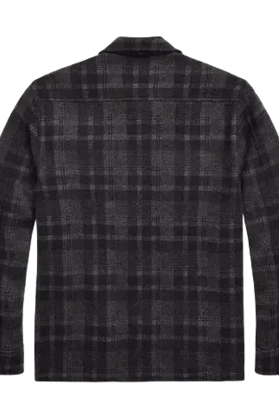 Ralph Lauren Men's Plaid Wool Workshirt Sweater