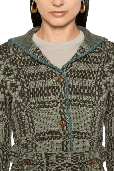 Ralph Lauren Women's Belted Jacquard Cardigan