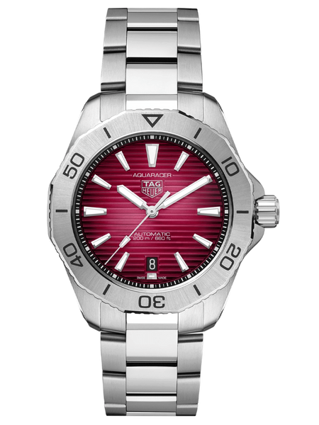 TAG Heuer Aquaracer Professional 200 Date 40mm Red Dial Men's Watch