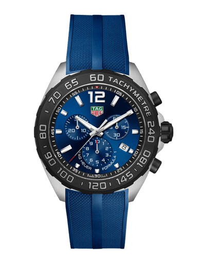 TAG Heuer Formula 1 Chronograph Quartz Blue & Rubber 43mm Men's Watch