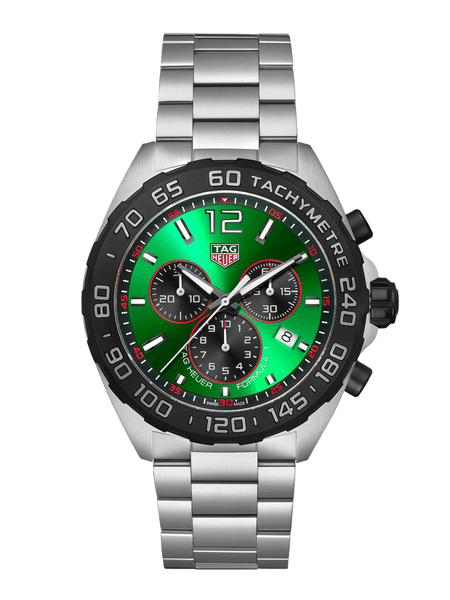 TAG Heuer Formula 1 Chronograph Quartz Green Dial 43mm Men's Watch