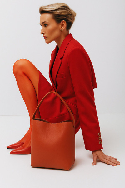 The Row Small N/S Park Tote in Leather