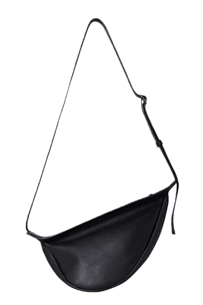 The Row Small Slouchy Banana Bag in Leather