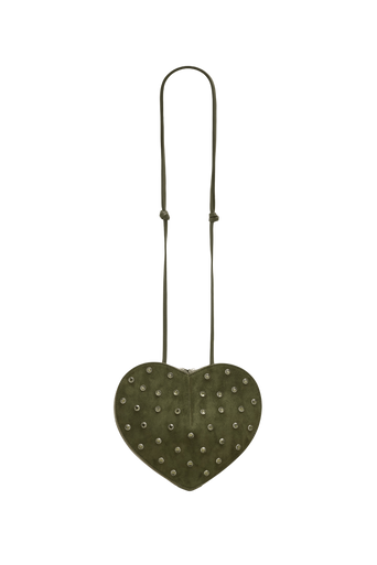 Alaia Le Coeur Bag in Strass Suede Goatskin - Image 5