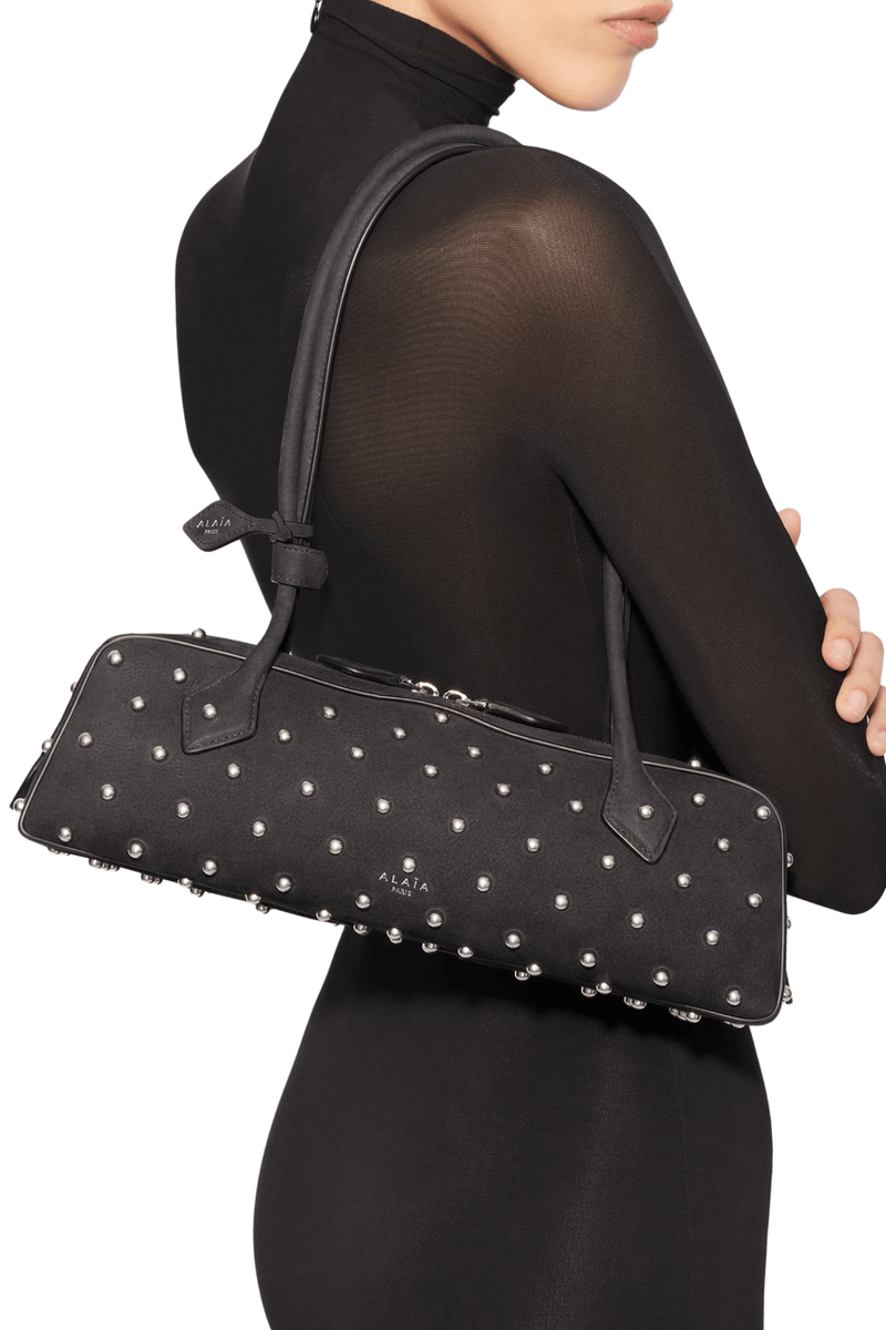 Alaia Le Teckel Medium Bag In Nubuck