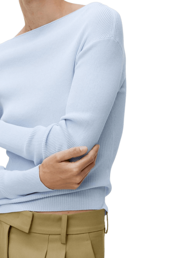 Arket Women's Boat-Neck Rib Top - Image 3