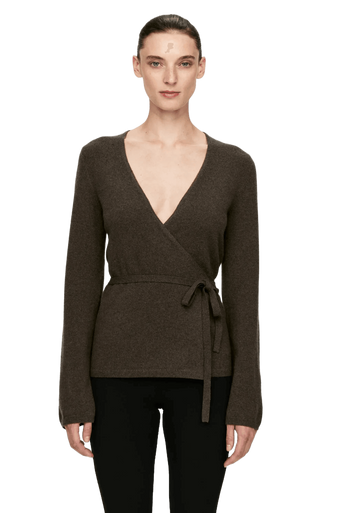 Arket Women's Cashmere-Wool Wrap Cardigan