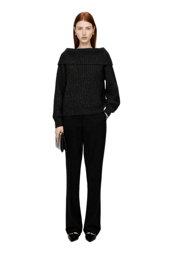 Arket Women's Off-Shoulder Rib Jumper - Image 5