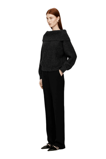 Arket Women's Off-Shoulder Rib Jumper - Image 6