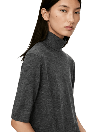 Arket Women's Short-Sleeve Roll-Neck Jumper