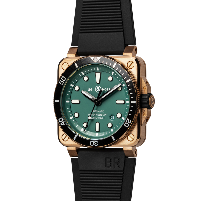 Bell & Ross BR-03 Diver Black & Green Bronze - Image 3