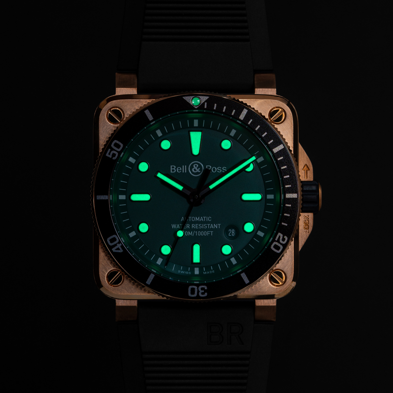 Bell & Ross BR-03 Diver Black & Green Bronze - Image 9