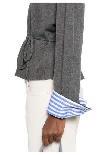 Brunello Cucinelli Women's Button-fastening Tie-waist Cardigan - Image 4