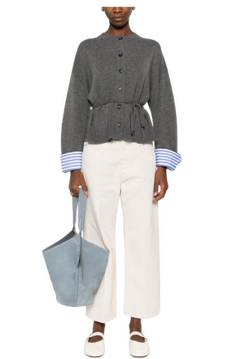 Brunello Cucinelli Women's Button-fastening Tie-waist Cardigan - Image 5