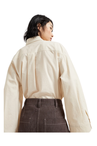 Brunello Cucinelli Women's Denim-effect Twill Smart Wide Trousers With Monili - Image 4