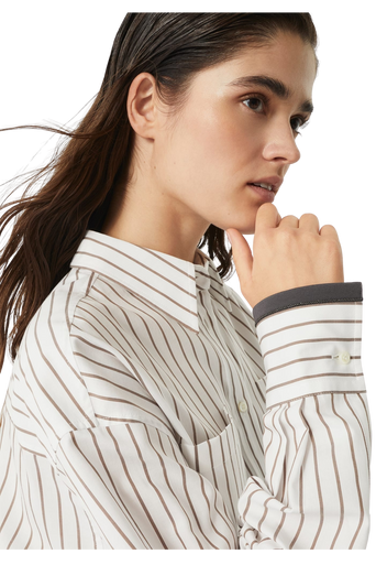 Brunello Cucinelli Women's Monili-trim Shirt - Image 4