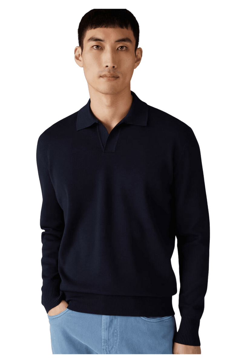 Loro Piana Men's Buttonless Polo-Shirt - Image 10