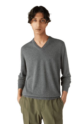 Loro Piana Men's Classic V-Neck - Image 10