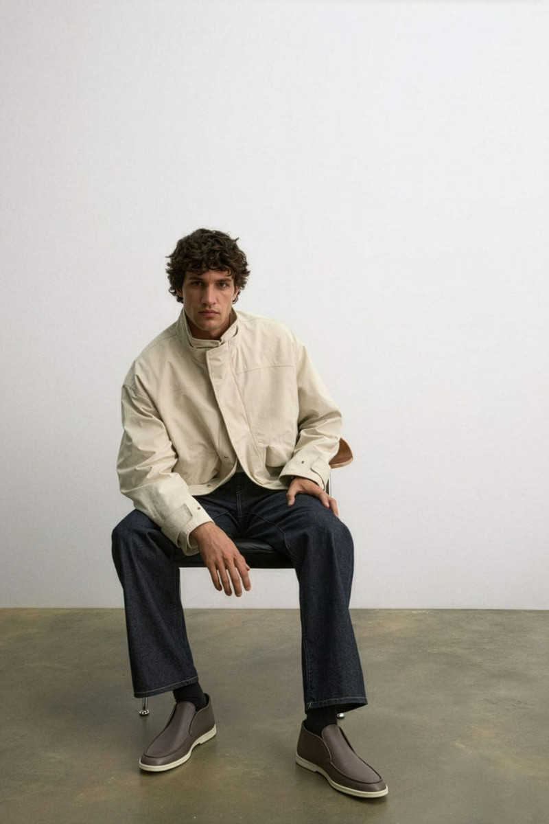 Loro Piana Men's Open Walk Ankle Boot (Deerskin with Castorino Fur) - Image 3