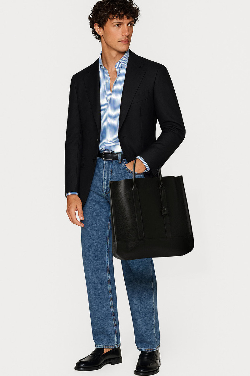 Loro Piana Men's Small Beam tote - Image 7