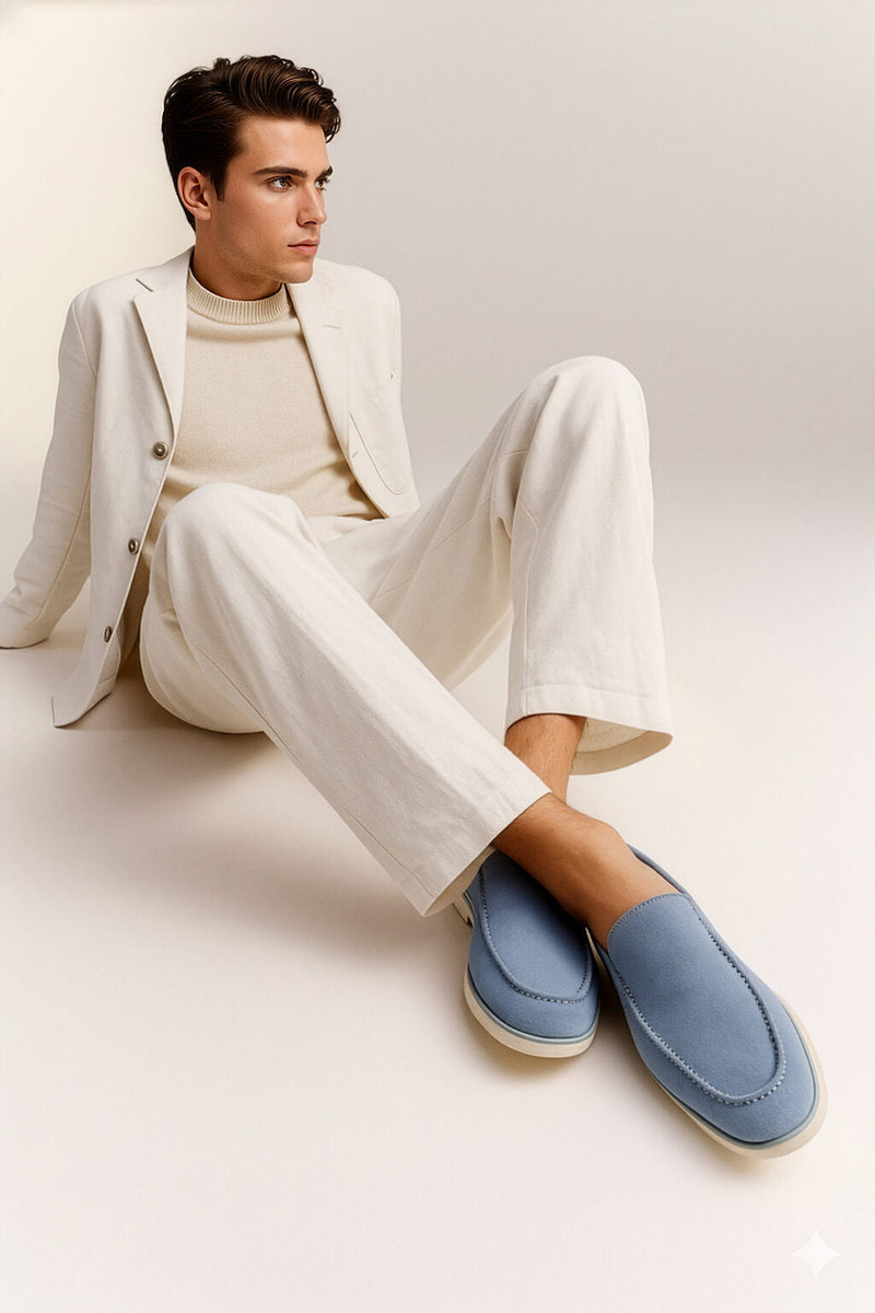 Loro Piana Men's Summer Walk Loafers - Image 3